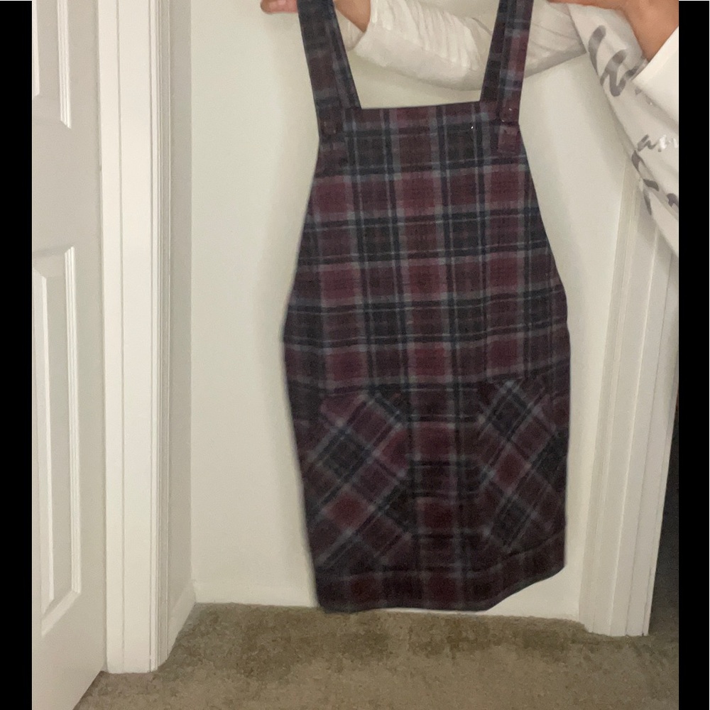 Plaid short dress